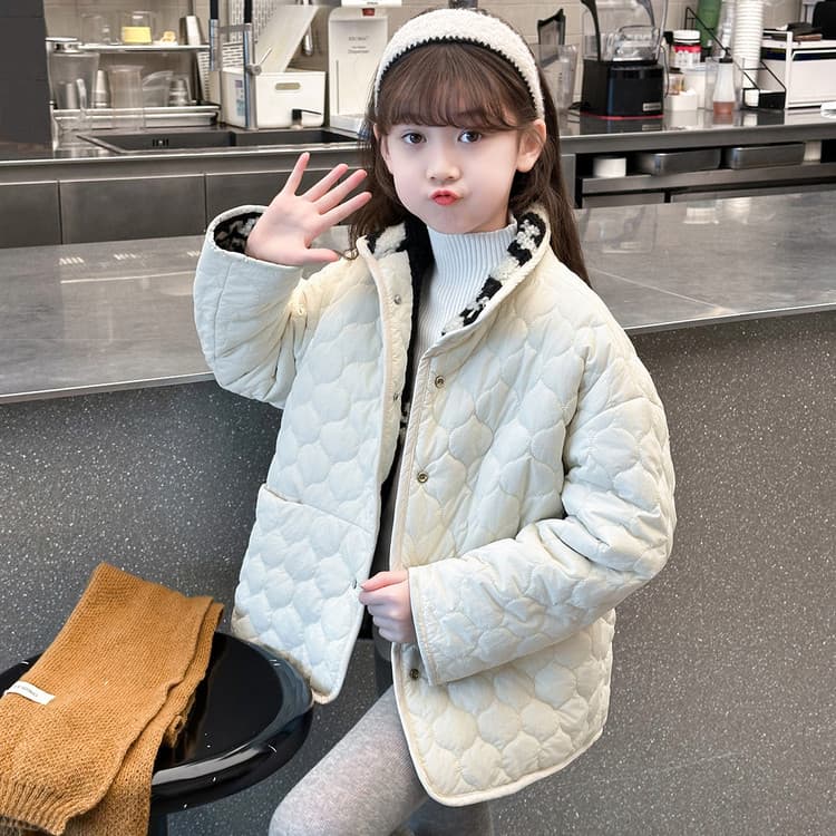 BOBBY ABLEY Экрю Kids Утеплённые куртки - изображение 3