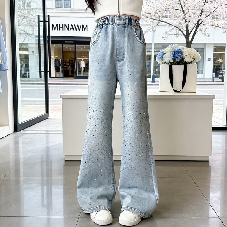 BOBBY ABLEY Синий Джинсы Kids Джинсы - изображение 2