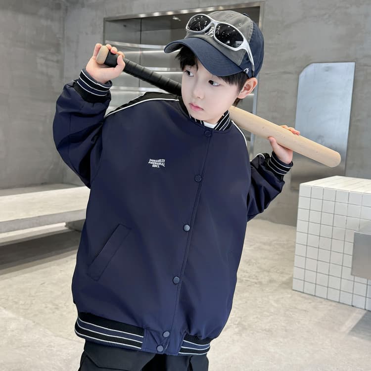 BOBBY ABLEY Темно-синий Kids Куртки - изображение 8