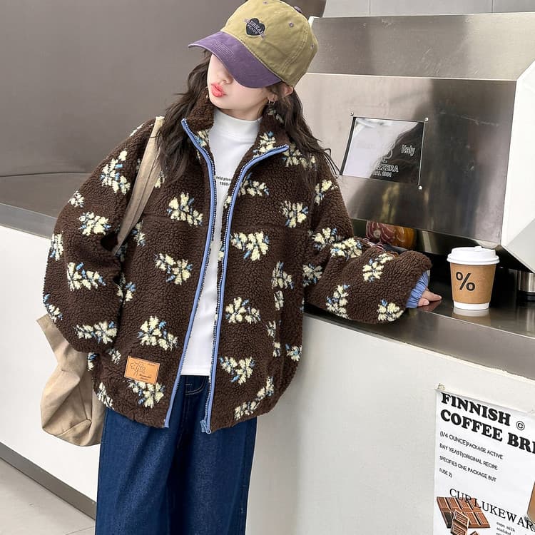 BOBBY ABLEY Кофе Kids Утеплённые куртки - изображение 4