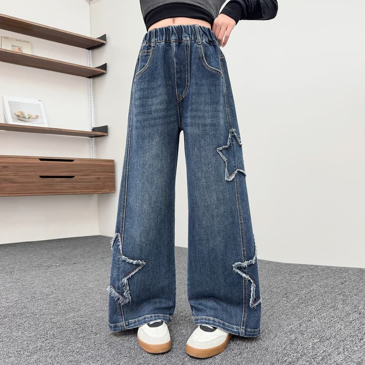 BOBBY ABLEY Синий Kids Джинсы - изображение 4