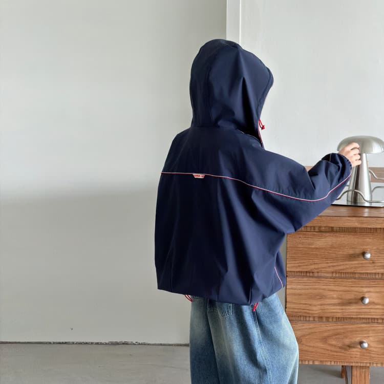 BOBBY ABLEY Темно-синий Kids Куртки - изображение 7