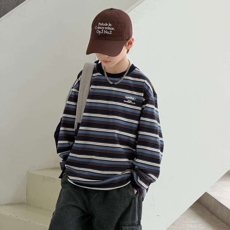 BOBBY ABLEY Серо-голубой Kids Толстовки - изображение 5