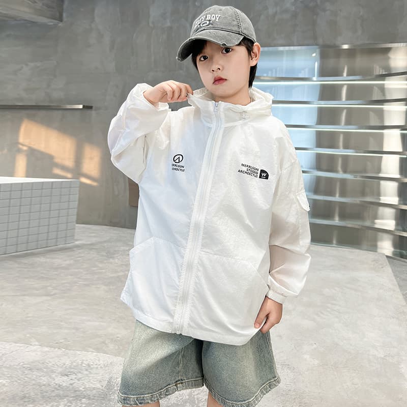 BOBBY ABLEY Белый Kids Куртки - изображение 7