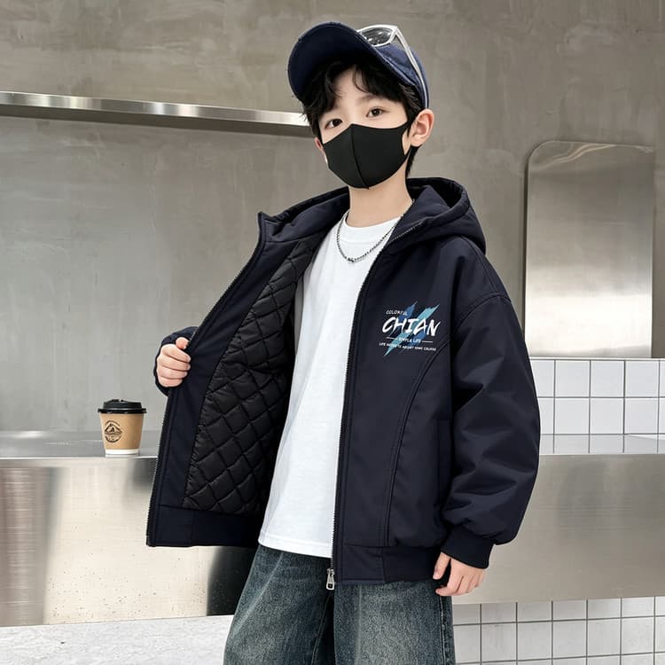 BOBBY ABLEY Cyan (С подушечками) Kids Утеплённые куртки - изображение 6