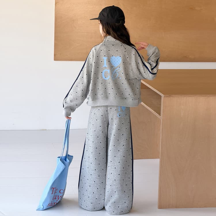 BOBBY ABLEY Серый комплект Kids Повседневные спортивные костюмы Наборы - изображение 6