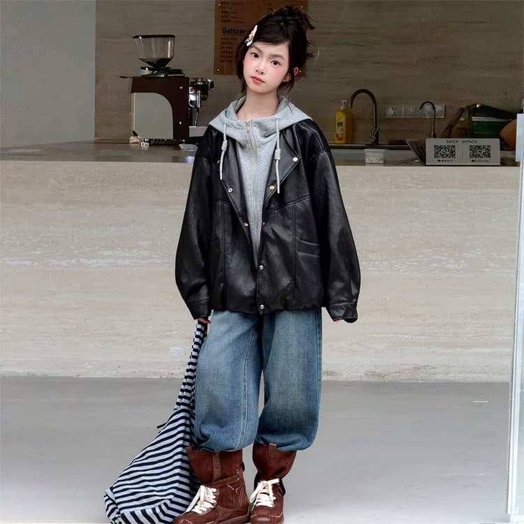 BOBBY ABLEY Черный Kids Куртки - изображение 2