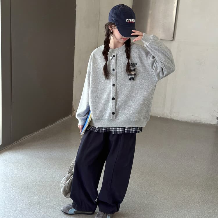 BOBBY ABLEY Серый Kids Толстовки - изображение 3