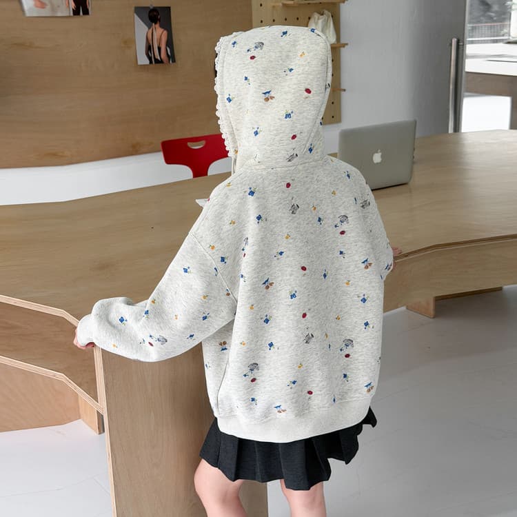 BOBBY ABLEY Вересковый серый Kids Толстовки - изображение 3