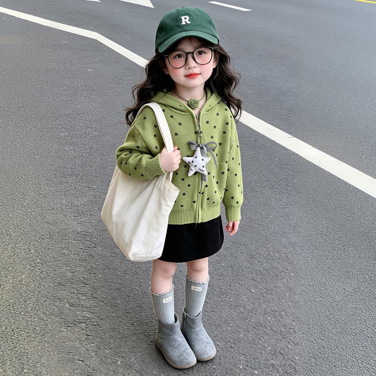 BOBBY ABLEY Зелёный Kids Свитеры - изображение 7
