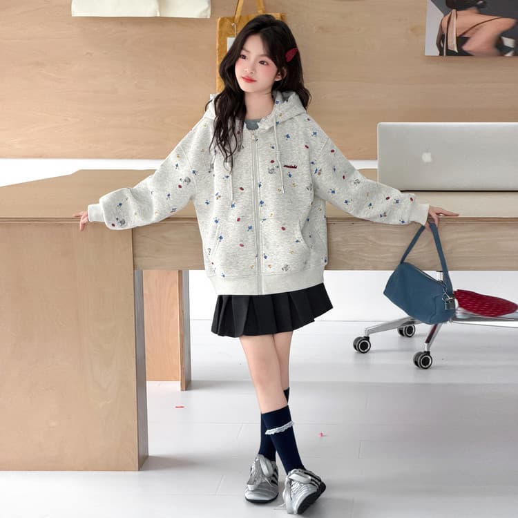 BOBBY ABLEY Вересковый серый Kids Толстовки - изображение 8