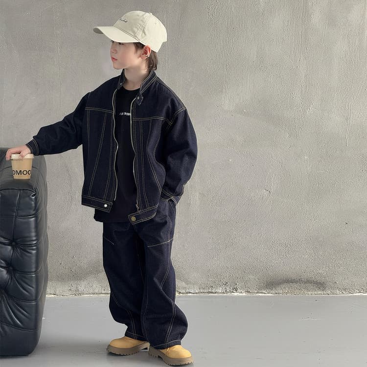 BOBBY ABLEY Темно-синий Kids Повседневные спортивные костюмы Наборы - изображение 3