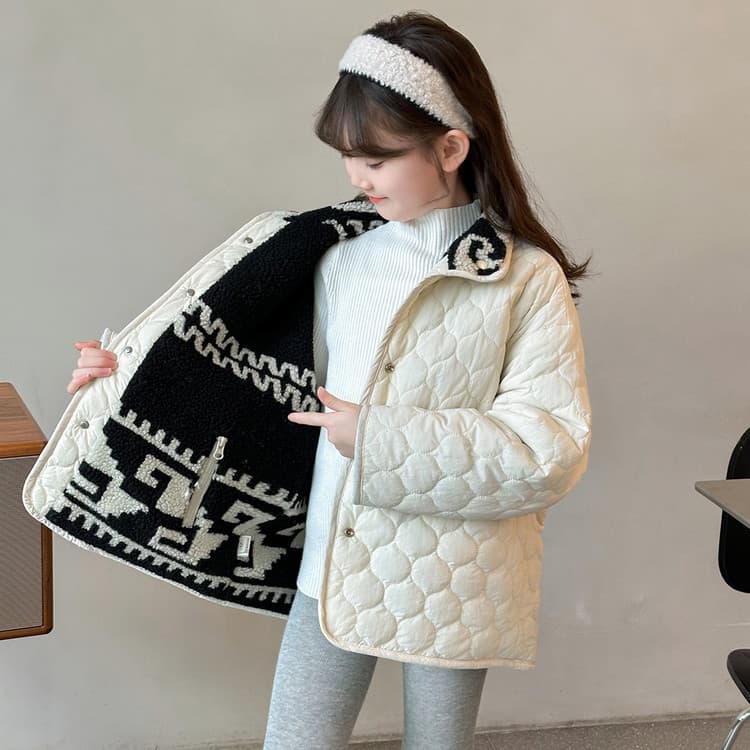 BOBBY ABLEY Экрю Kids Утеплённые куртки - изображение 5