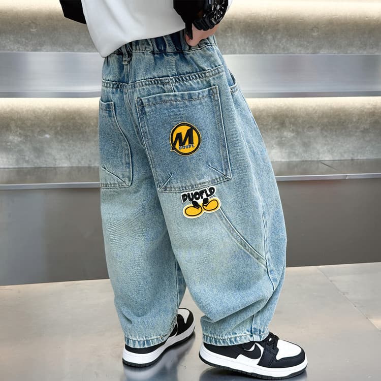 BOBBY ABLEY Светло-синий Kids Джинсы - изображение 2