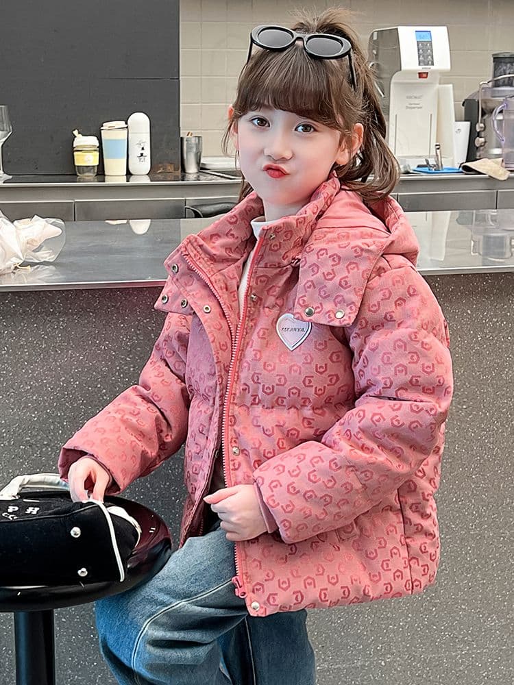 BOBBY ABLEY Розовый Kids Утеплённые куртки - изображение 7