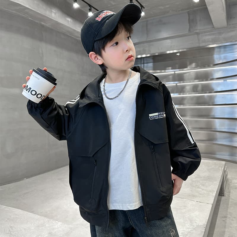BOBBY ABLEY Черный Kids Куртки - изображение 3