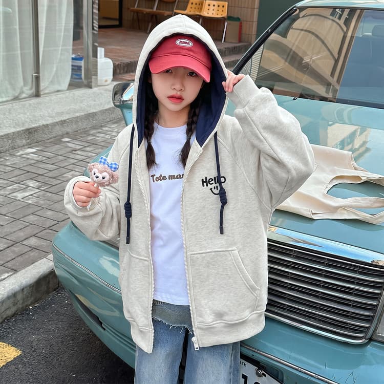 BOBBY ABLEY Серый Kids Толстовки - изображение 2