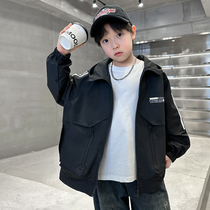 BOBBY ABLEY Черный Kids Куртки - изображение 4