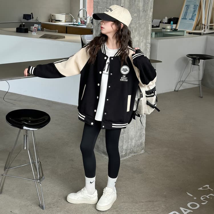 BOBBY ABLEY Черный Kids Бейсбольные куртки - изображение 7