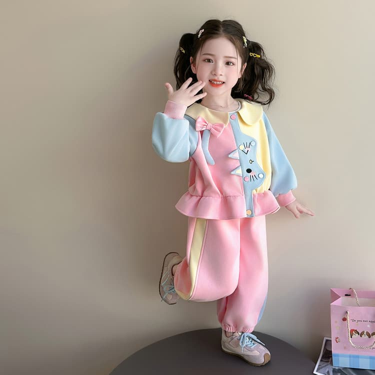 BOBBY ABLEY Розовый Kids Повседневные спортивные костюмы Наборы - изображение 3