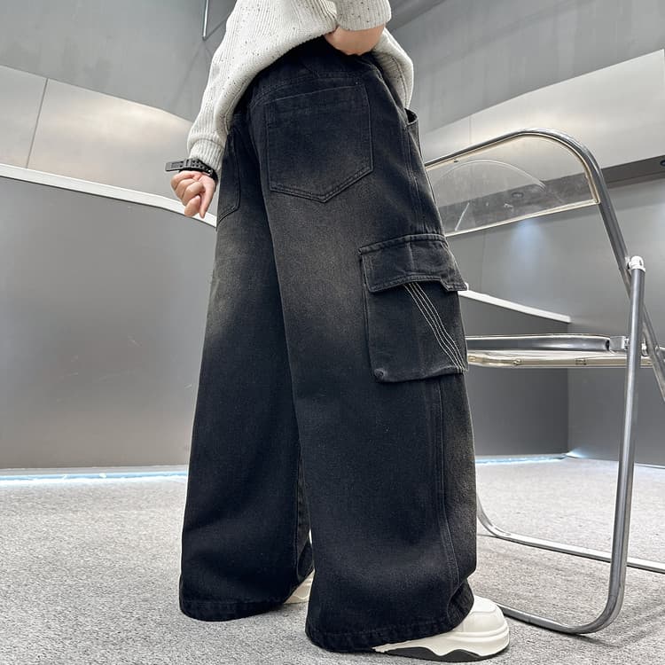 BOBBY ABLEY Черные Джинсы для дошкольников - изображение 3