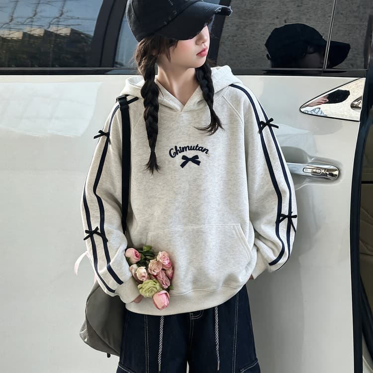 Кофта BOBBY ABLEY Серый Свитшот Kids Толстовки - изображение 7