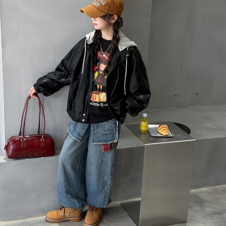 BOBBY ABLEY Черный Kids Куртки - изображение 3