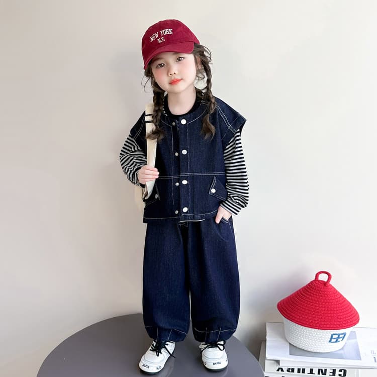 BOBBY ABLEY Деним Одежда Наборы Kids Повседневные спортивные костюмы Наборы - изображение 6