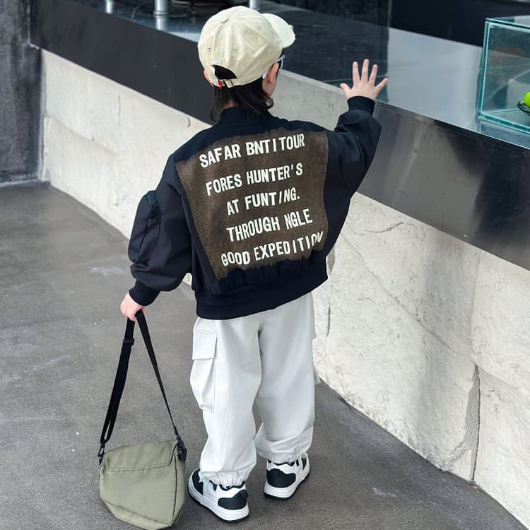 BOBBY ABLEY Черный Kids Куртки - изображение 6