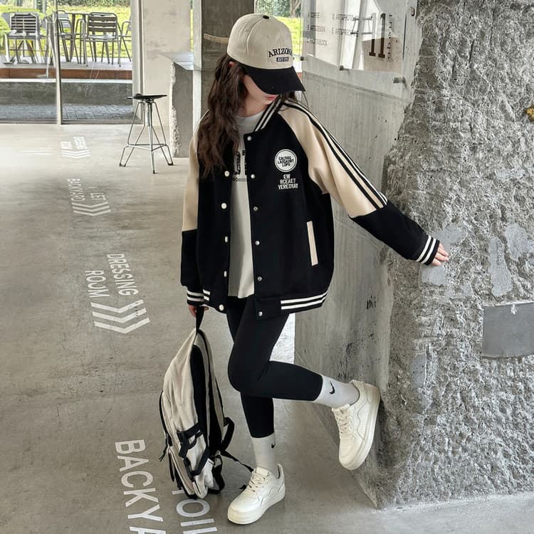 BOBBY ABLEY Черный Kids Бейсбольные куртки - изображение 5