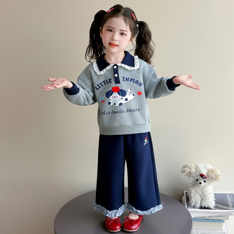 BOBBY ABLEY Серый Kids Повседневные спортивные костюмы Наборы - изображение 3