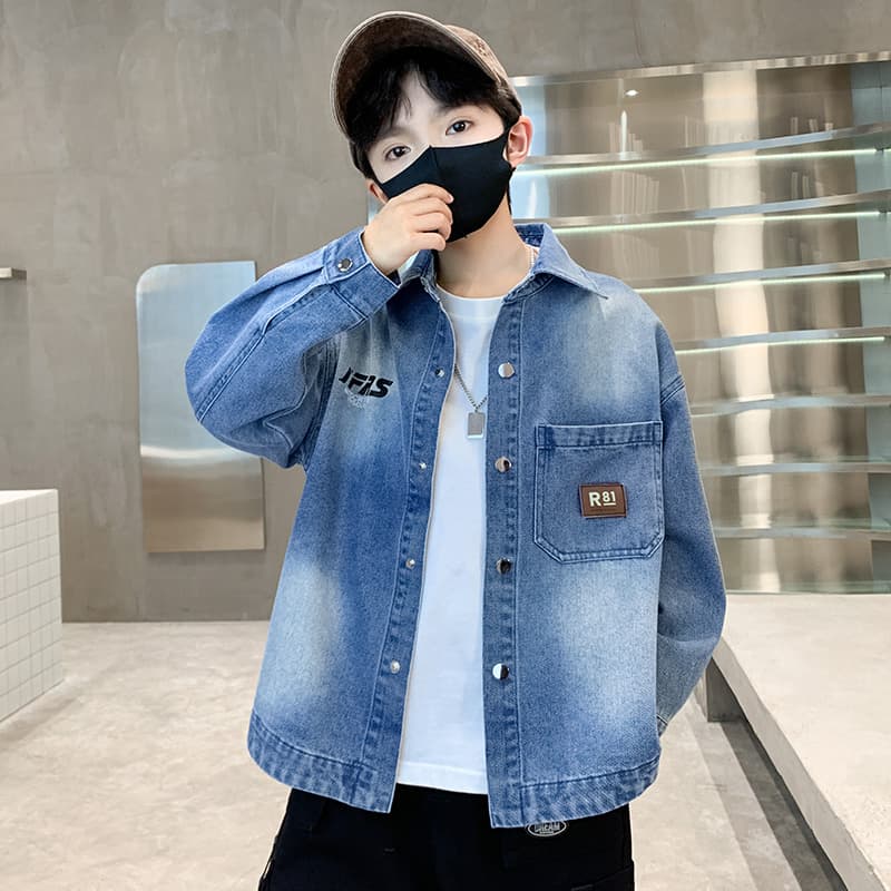 BOBBY ABLEY Синий Детские джинсовые рубашки - изображение 6