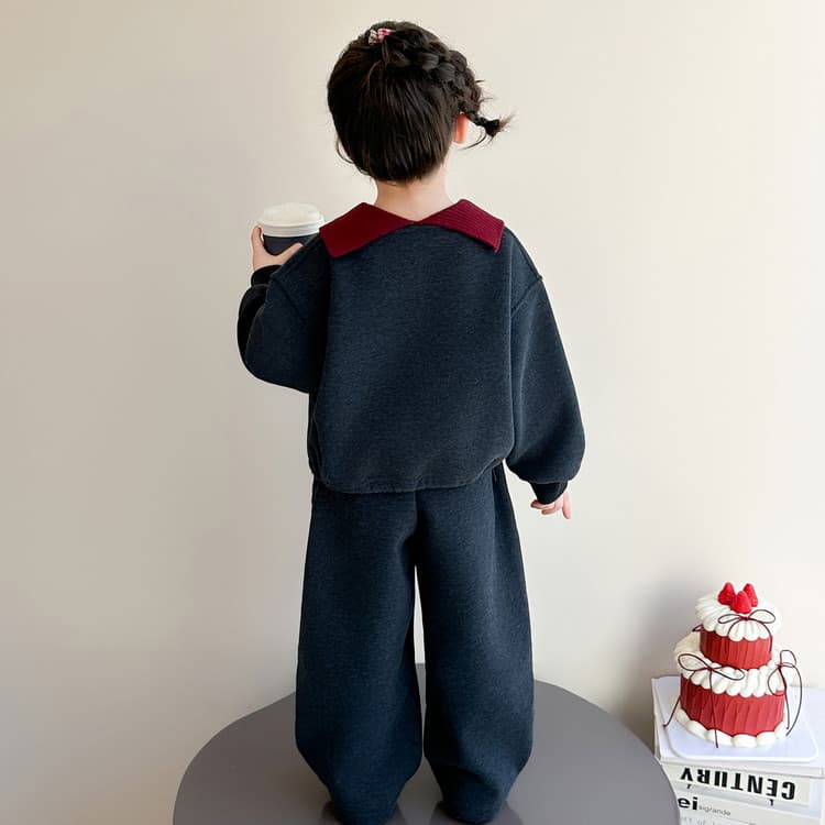 BOBBY ABLEY Черно-серый Kids Повседневные спортивные костюмы Наборы - изображение 5