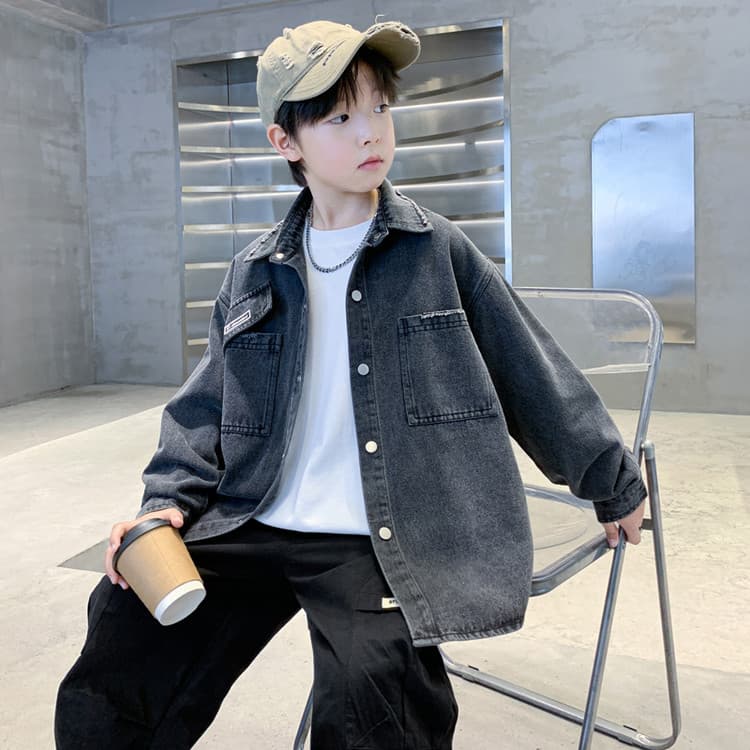 BOBBY ABLEY Черный Kids Куртки - изображение 5