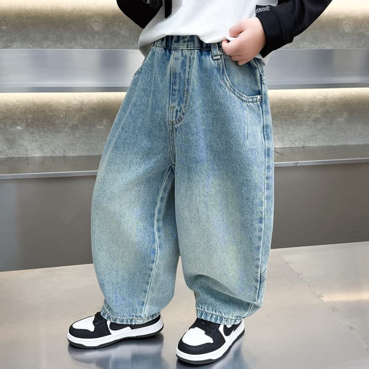 BOBBY ABLEY Светло-синий Kids Джинсы - изображение 7