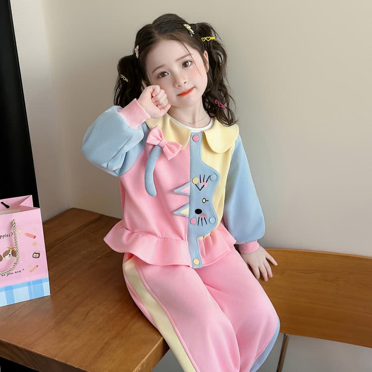 BOBBY ABLEY Розовый Kids Повседневные спортивные костюмы Наборы - изображение 5