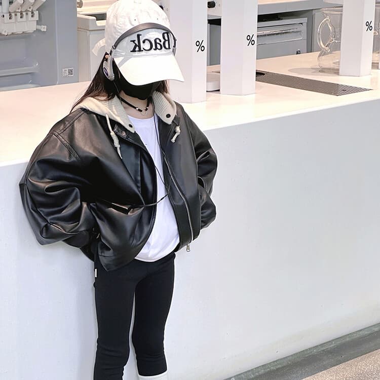 BOBBY ABLEY Черный без подкладки Kids Куртки - изображение 5