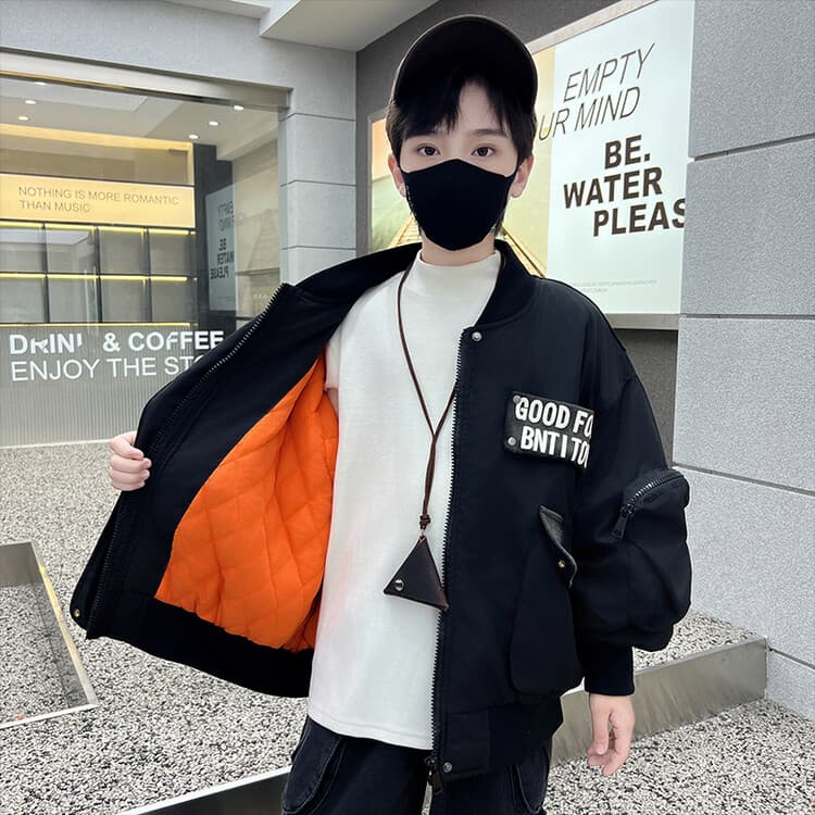 BOBBY ABLEY Черный Kids Утеплённые куртки - изображение 2