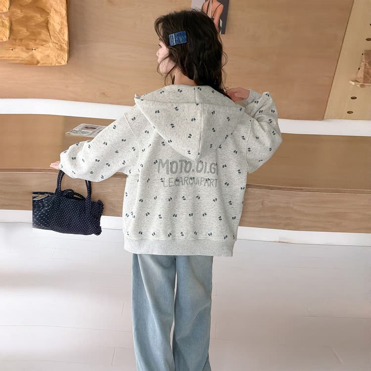 BOBBY ABLEY Вересковый серый Kids Толстовки - изображение 3