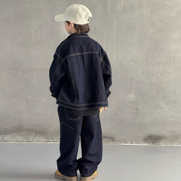 BOBBY ABLEY Темно-синий Kids Повседневные спортивные костюмы Наборы - изображение 6