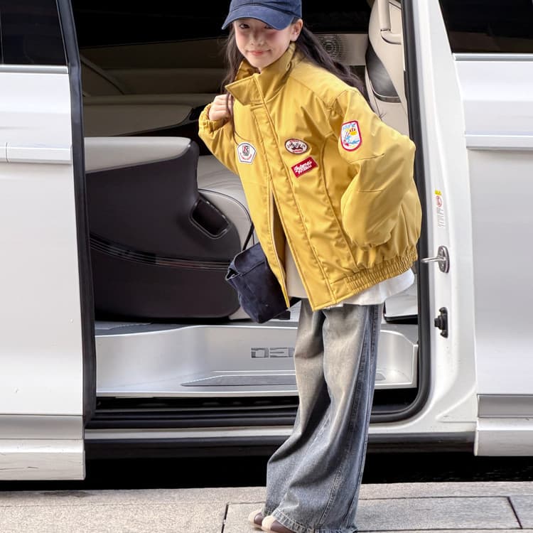 BOBBY ABLEY Желтый Kids Утеплённые куртки - изображение 6