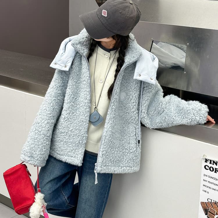 BOBBY ABLEY Синий Kids Утеплённые куртки - изображение 3