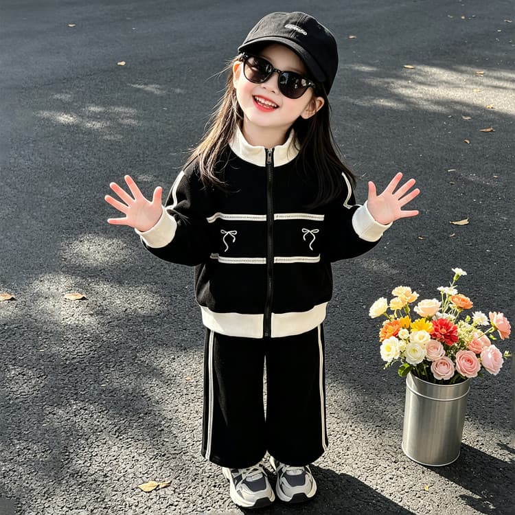 BOBBY ABLEY Черный Kids Повседневные спортивные костюмы Наборы - изображение 8