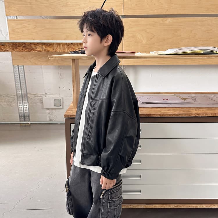 BOBBY ABLEY Черный Kids Куртки - изображение 2
