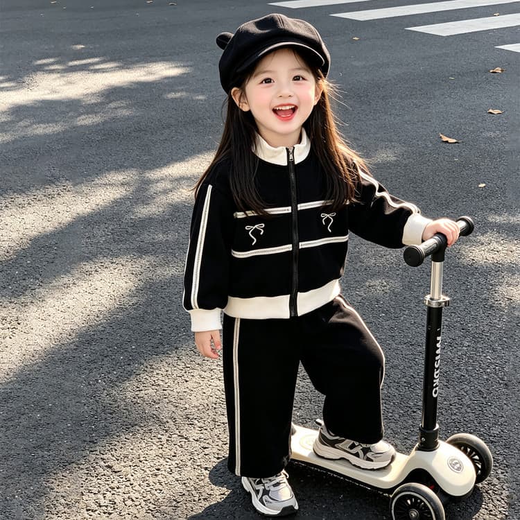 BOBBY ABLEY Черный Kids Повседневные спортивные костюмы Наборы - изображение 5