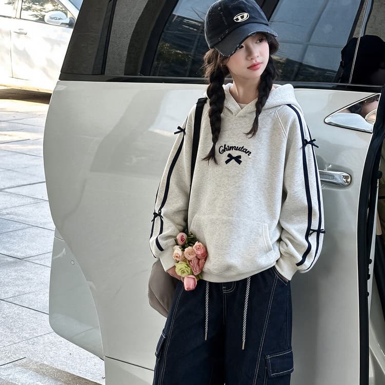 Кофта BOBBY ABLEY Серый Свитшот Kids Толстовки - изображение 2