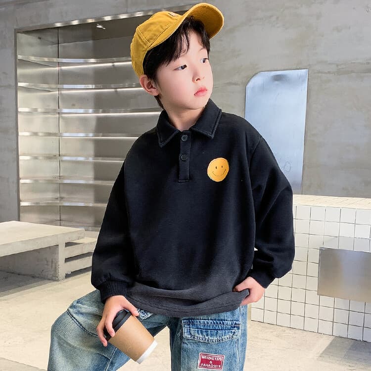 BOBBY ABLEY Выцветший черный Kids Толстовки - изображение 5
