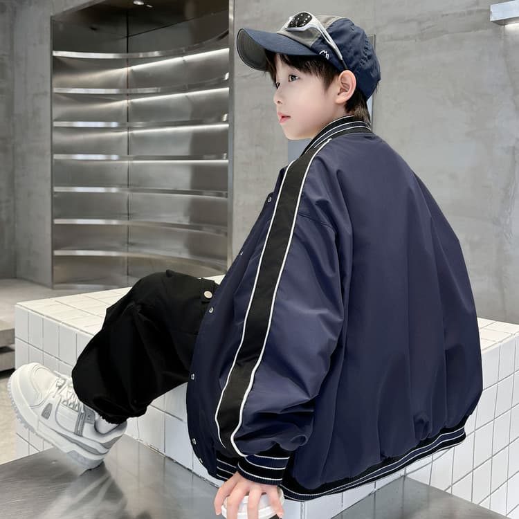 BOBBY ABLEY Темно-синий Kids Куртки - изображение 7