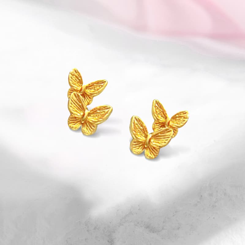Серьги Inkopper Серьги-гвоздики из сплава женские - изображение 5