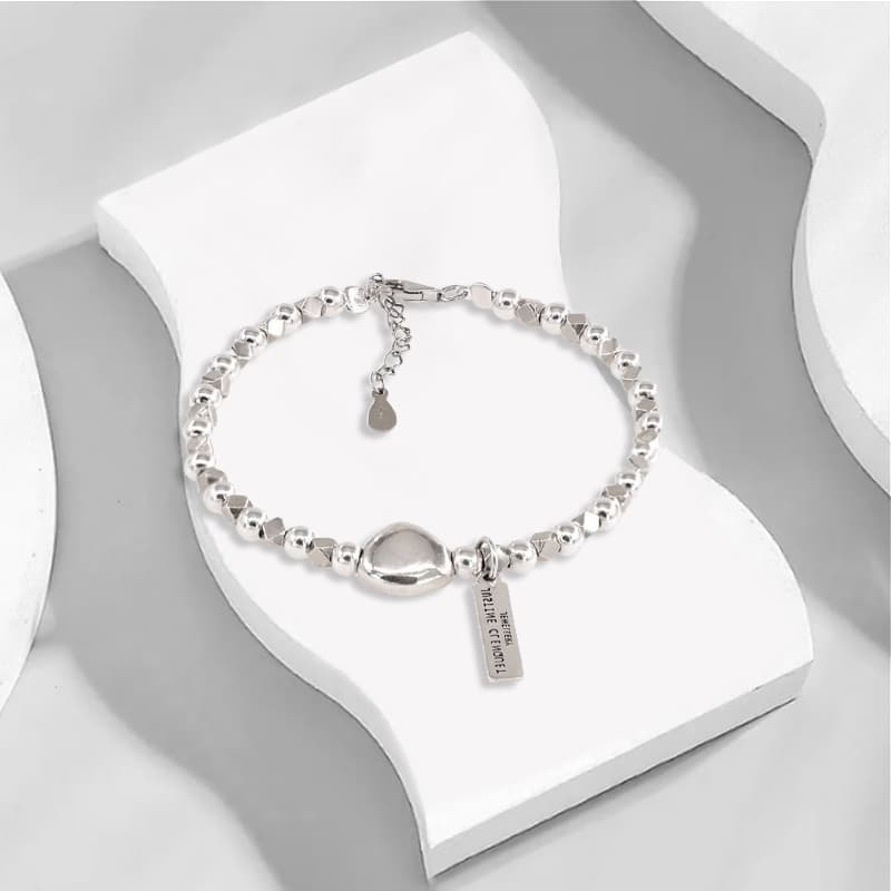 Браслет Inkopper Сплав Браслеты Серебряный Nugget BRACELET Женские - изображение 2